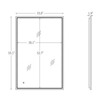 55"x36" 1-Light LED Rectangle Mirror