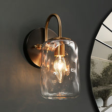 Erharting 1-Light Black and Gold Vanity Light