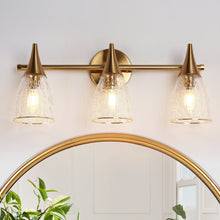Ruthebic 3-Light Brass Vanity Light