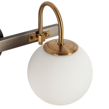 Aladarimostinin 2-Light Black and Brass Vanity Light