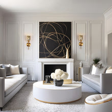 Nicomedes 1-Light Modern Gold and Mercury Glass Wine Wall Sconce