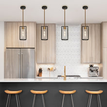 Lakierowane 1-Light 6" Brass Modern Pendant Light Fixtures