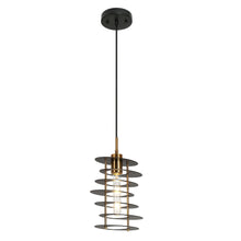 Meubelkunst 1-Light 9" Brass Modern Pendant Light Fixtures