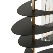 Meubelkunst 1-Light 9" Brass Modern Pendant Light Fixtures