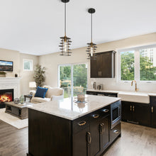 Meubelkunst 1-Light 9" Brass Modern Pendant Light Fixtures