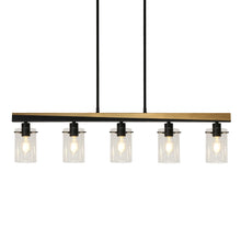Fagerlund 5-Light Oversized Black Island Light