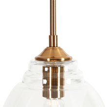 Desenrascano 1-Light 8" Brass Modern Glass Pendant Light Fixtures