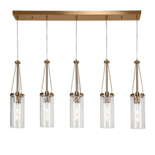 Letophafos 5-Light 41" Oversized Gold Modern Pendant Light Fixtures