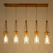 Letophafos 5-Light 41" Oversized Gold Modern Pendant Light Fixtures