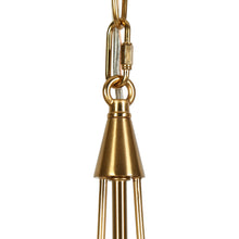 1-Light Mini Black and Brass Pendant