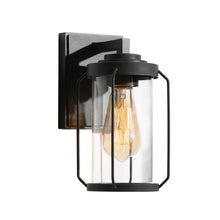 Bovenere 10"H 1-Light Black Outdoor Wall Light