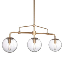 Thalictrum 3-Light 25.5-in Gold Modern Linear Kitchen Island Light
