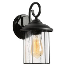 Catmorlyn 12"H 1-Light Black Outdoor Wall Light