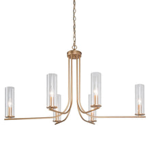 Daisy Minimalist Satin gold chandelier 299.99