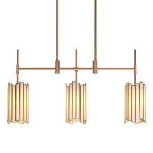 Hemaaolay 3-Light 30-in Gold Modern Linear Kitchen Island Light