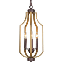 Isaac Pine Wood Texture Iron Chandelier 199.99