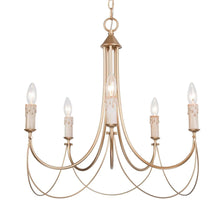Isobel Satin Gold Chandelier 239.99