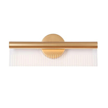 Calceolaria 1-Light Gold Rectangle Acrylic LED Wall Sconces