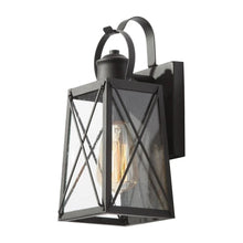 Pachypoda 12.5"H 1-Light Black Outdoor Wall Light