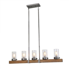 Trogir 5-Light 43-in Gary&Wood Farmhouse Linear Kitchen Island Light