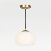 9.5" Modern Drum Pendant Light