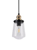 Curoenon 1-Light Mini Black Modern Pendant Light Fixtures