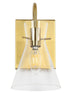 Itpicanaple 1-Light Modern Gold Seeded Glass Bell Wall Sconces