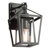 Epodtenve 11"H 1-Light Black Outdoor Wall Light