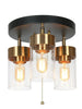 Winni 3-Light Semi-Flush 