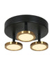 Michell 3-Light Semi-Flush 