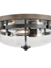 Nathan 3-Light Flush Mount 