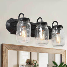 Magdalena 3-Light Black Vanity Light