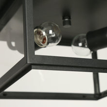 Melanthius 2-Light Mini Black Flush-Mount Light