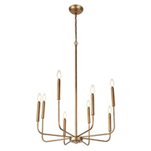 Askrlessi 8-Light Large Brass Chandelier