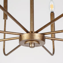 Askrlessi 8-Light Large Brass Chandelier