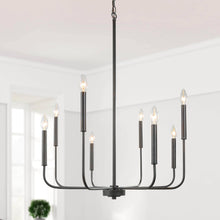 Askrlessi 8-Light Large Bronze Chandelier