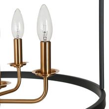 Trounifer 6-Light Small Black Chandelier