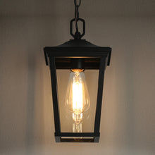 Melanthius 1-Light Mini Black Outdoor Pendant Light