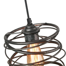 Alpinum 1-Light Mini Black Farmhouse Pendant Light Fixtures