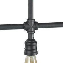 Santinate 4-Light Oversized Black Chandelier