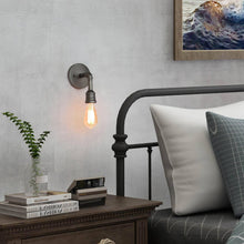 Santinate 1-Light Industrial Gray Bulb-Shape Wall Sconces