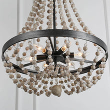 Kaffir 6-Light Small Black Chandelier