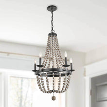 Kaffir 6-Light Medium Black Chandelier