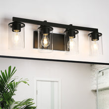 Sturgeon 4-Light Black Vanity Light