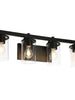 Sturgeon 4-Light Black Vanity Light