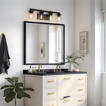 Sturgeon 4-Light Black Vanity Light