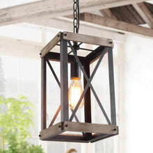 Ceilbanwa 1-Light Mini Black Farmhouse Pendant Light Fixtures