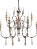 Elizabeth 9-Light Oversized Wood Chandelier