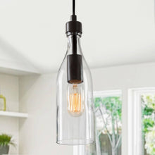 Bramblett 1-Light 3.3" Black Modern Jar Pendant Light Fixtures