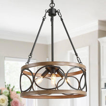 Dolichokratos 4-Light Small Black Chandelier